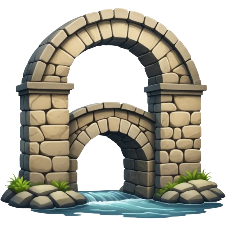 a rustic stone bridge emoji
