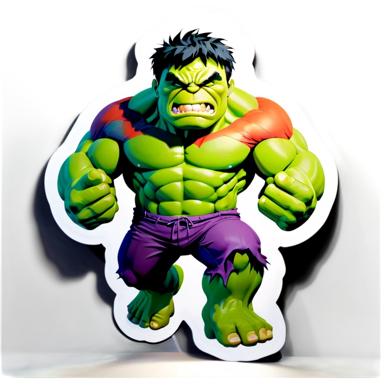 3D Hulk emoji