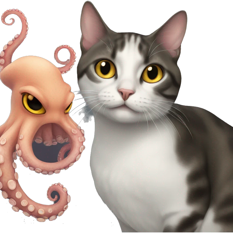 cat+ octopus   emoji