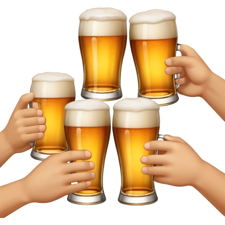 Beers, cheers emoji