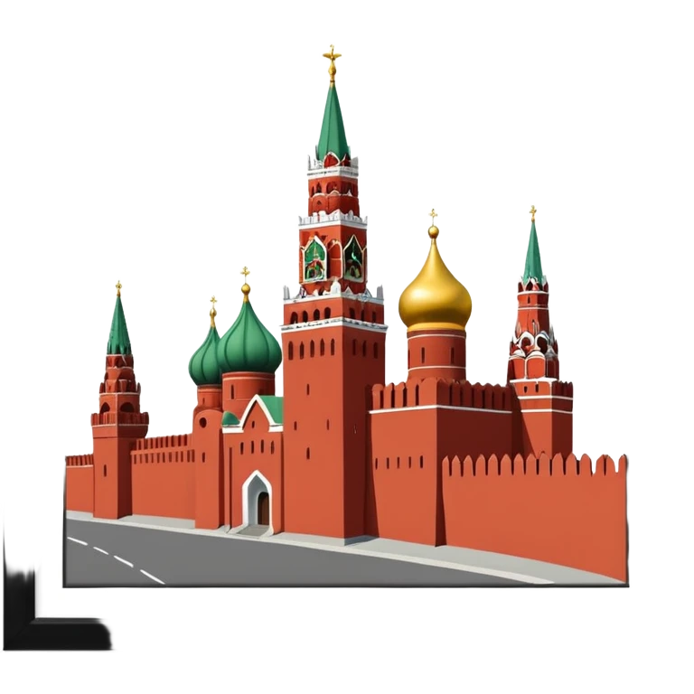 Московский Кремль без фона emoji