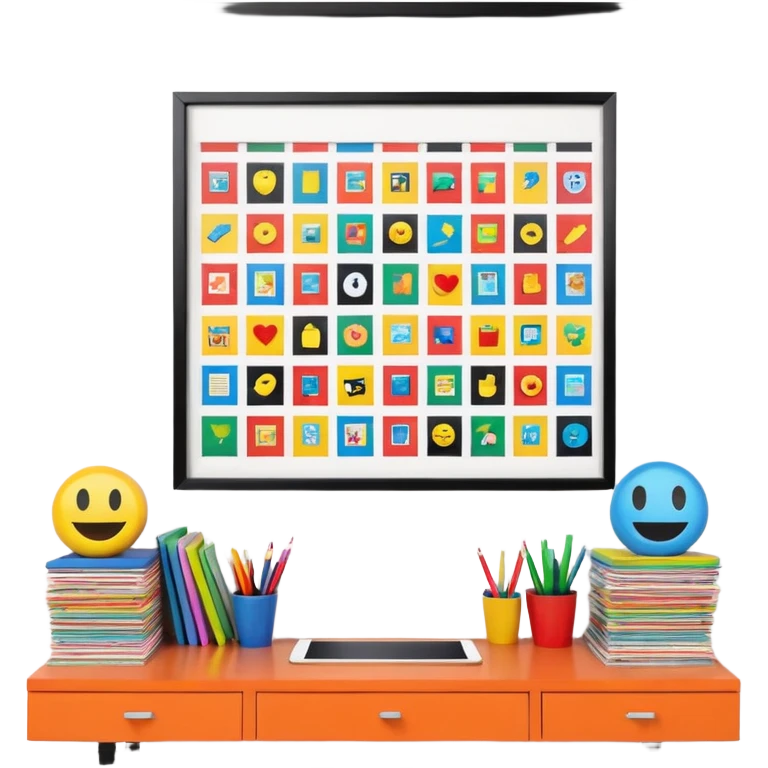 Poster room emoji