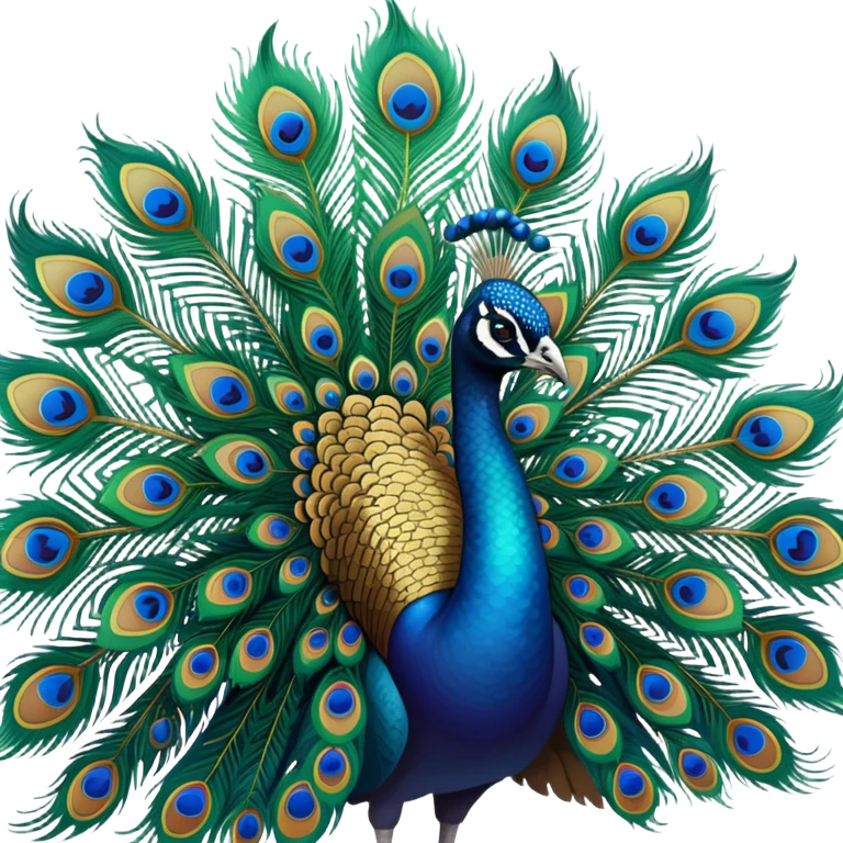 Peacock emoji