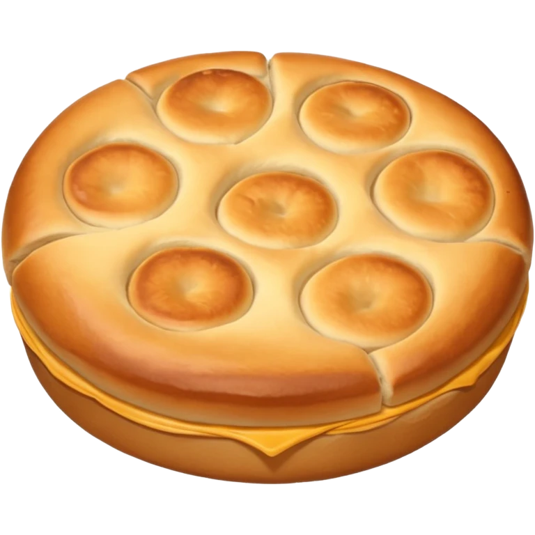 round focaccia without seasoning emoji