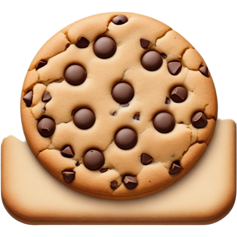 Cookie mit schokolinsen bunt emoji