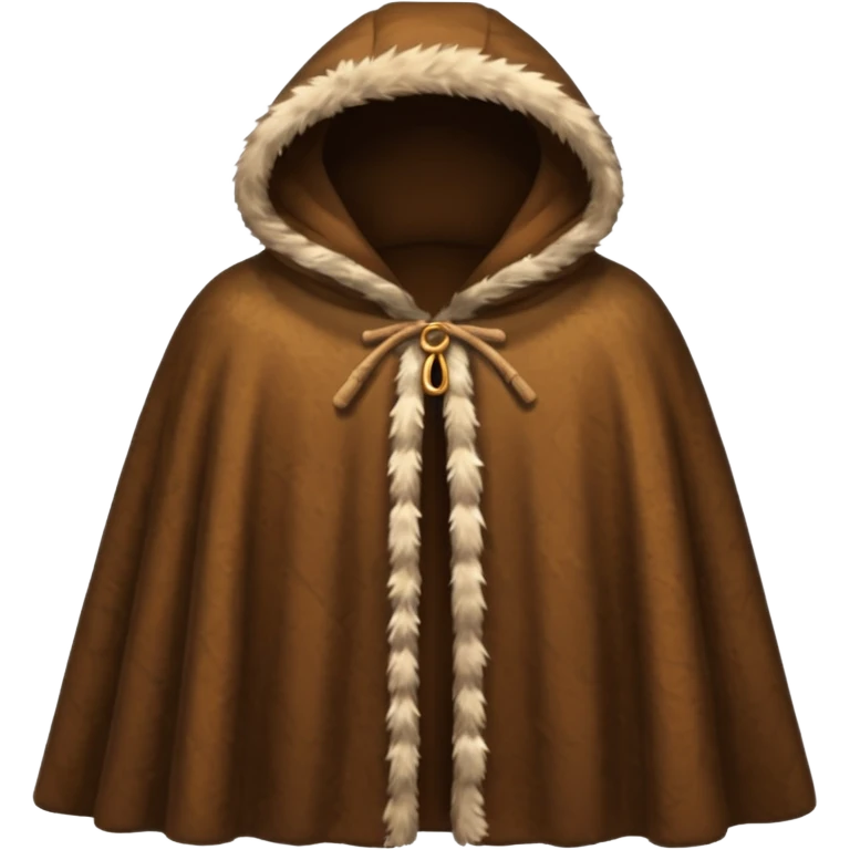 fur cloak stone age without human emoji