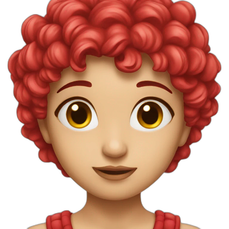 Fée rouge emoji