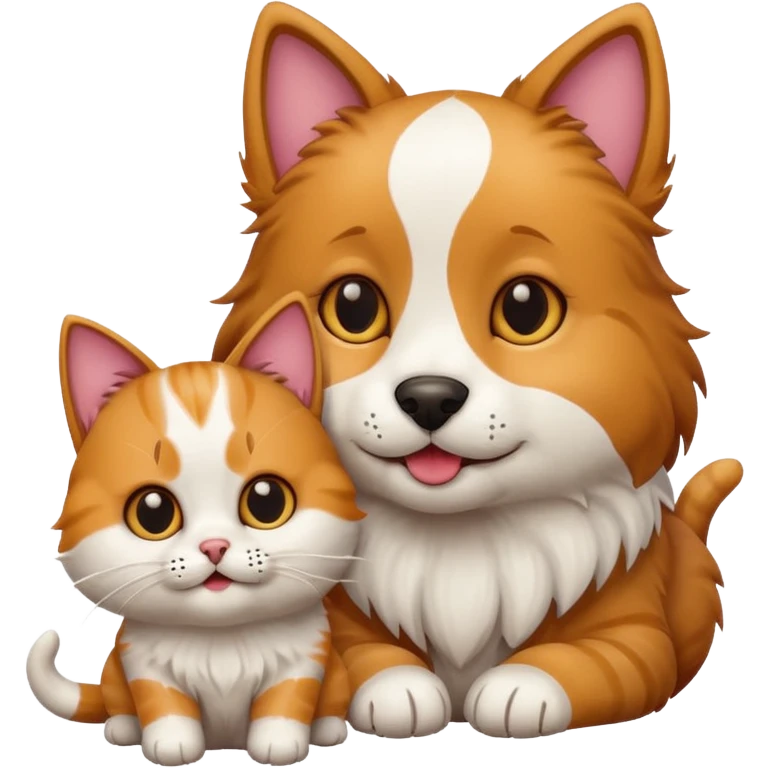 Cat dog emoji