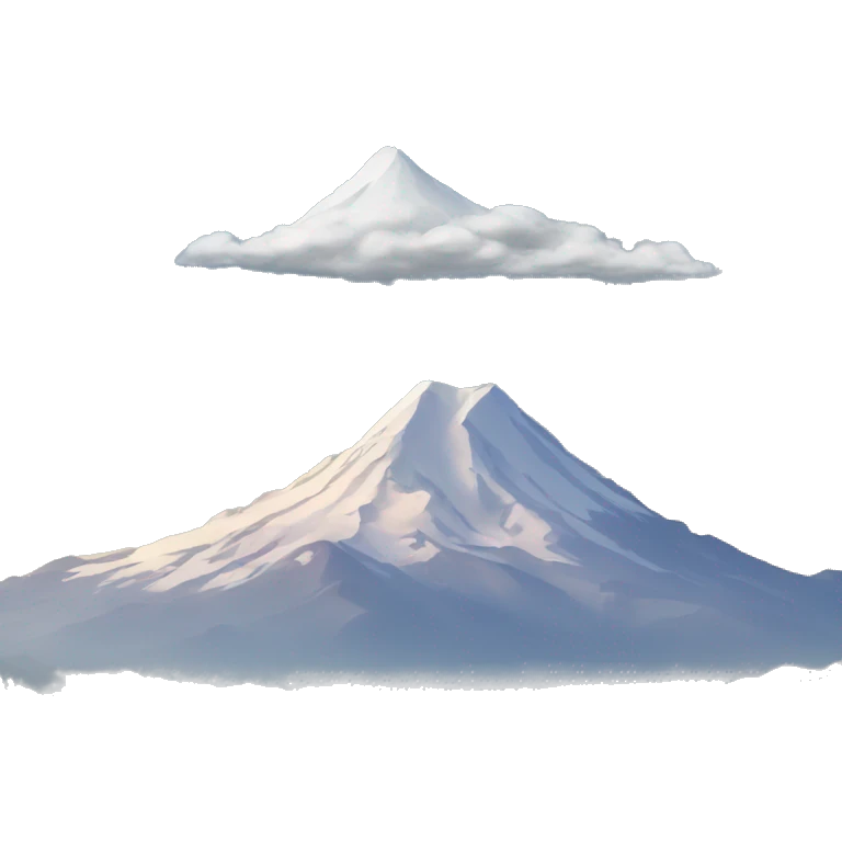 Mountain Shasta emoji