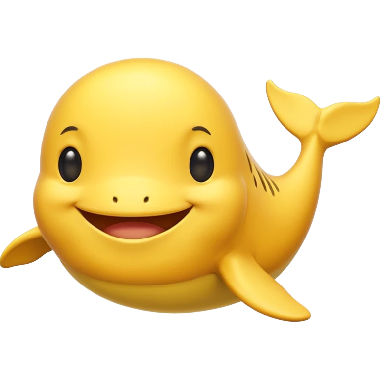 Yellow whale, same as the existing whale emoji but with yellow coloring. emoji