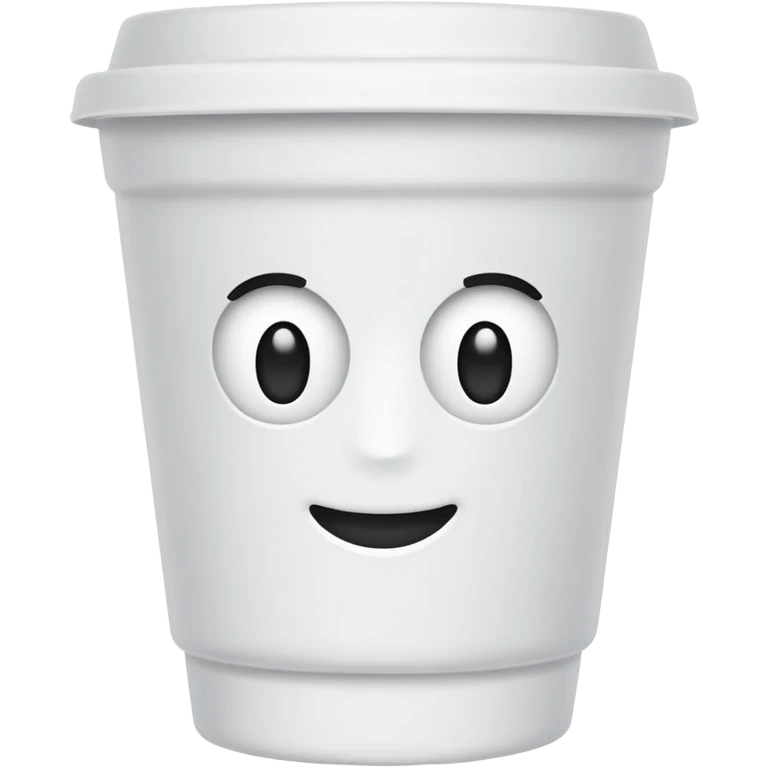 styrofoam cup no lid double cup emoji