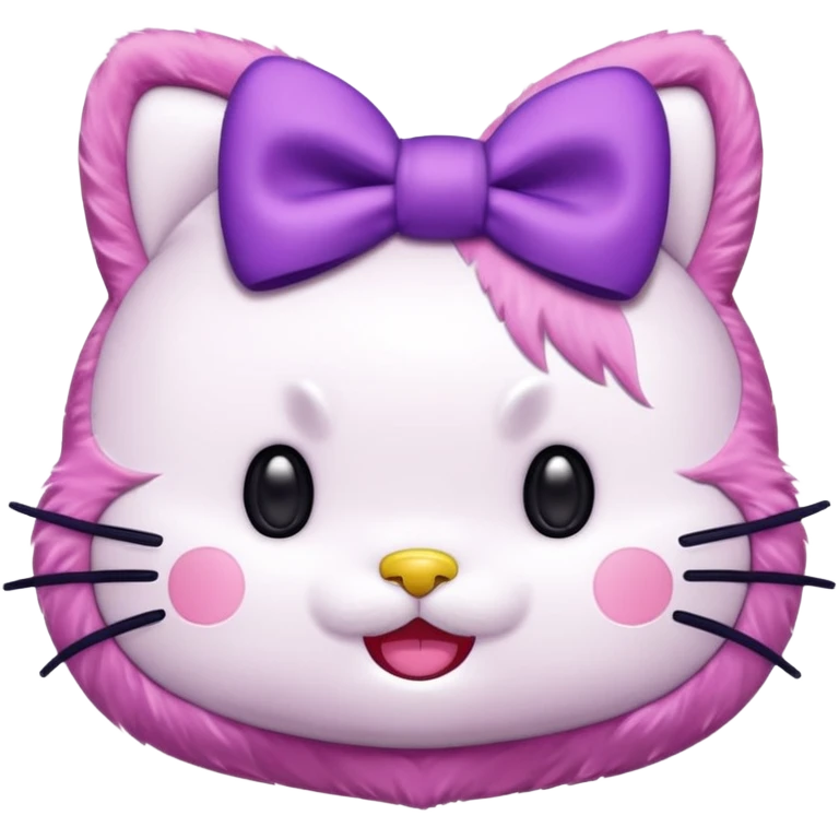 Hellokitty lila emoji