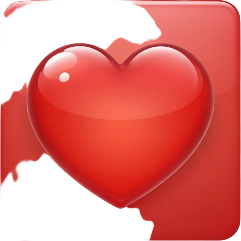Heart bubble emoji