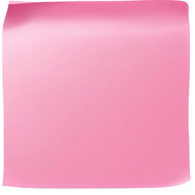 Pink memo note emoji