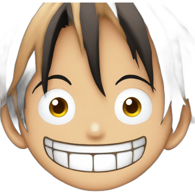 Monkey d luffy smiley emoji