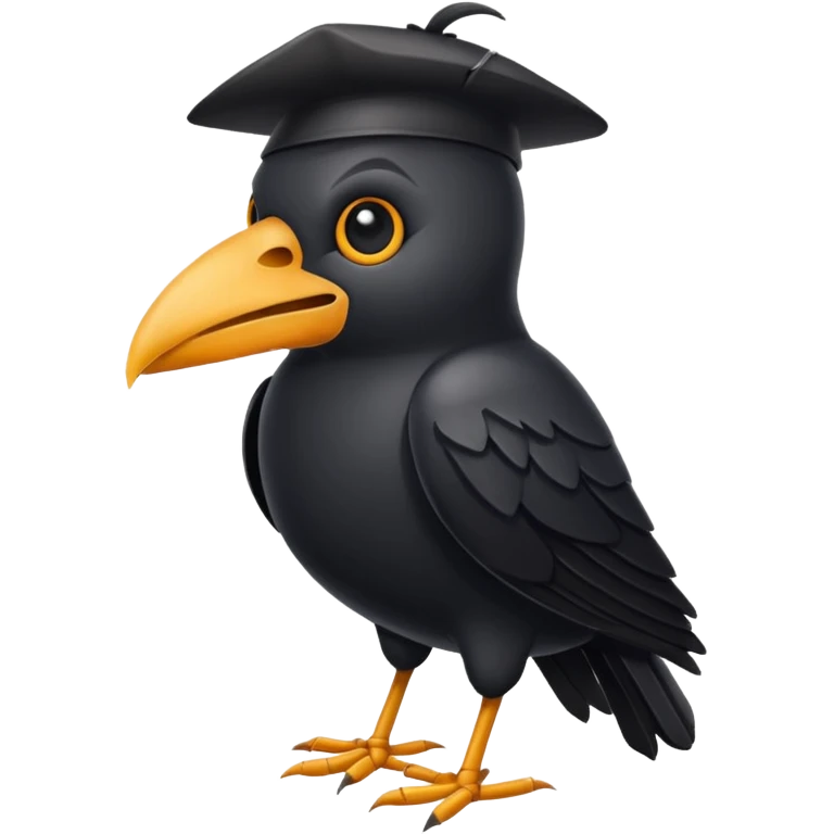 straw crow emoji