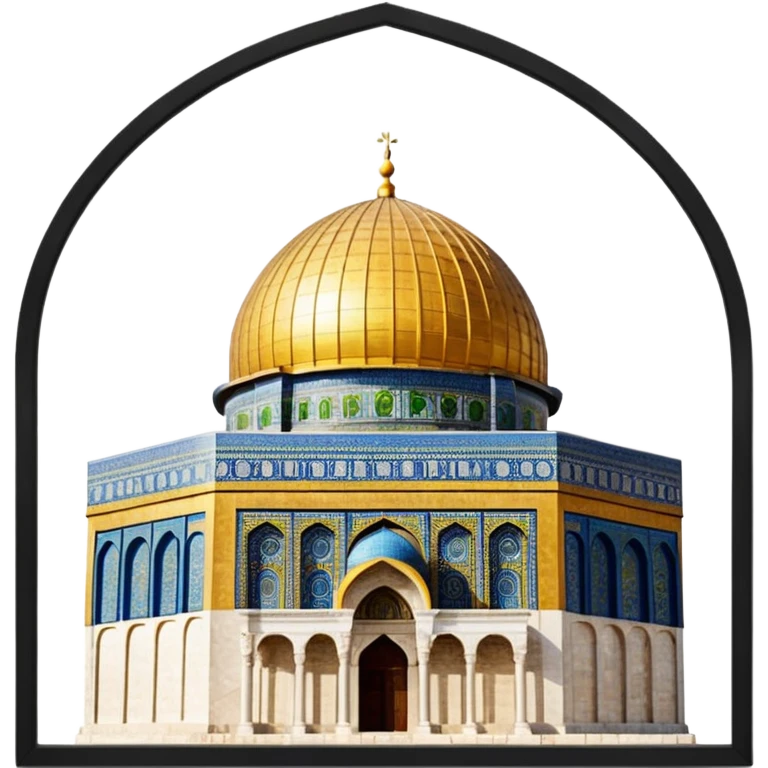 Dome of the rock, Palestine emoji