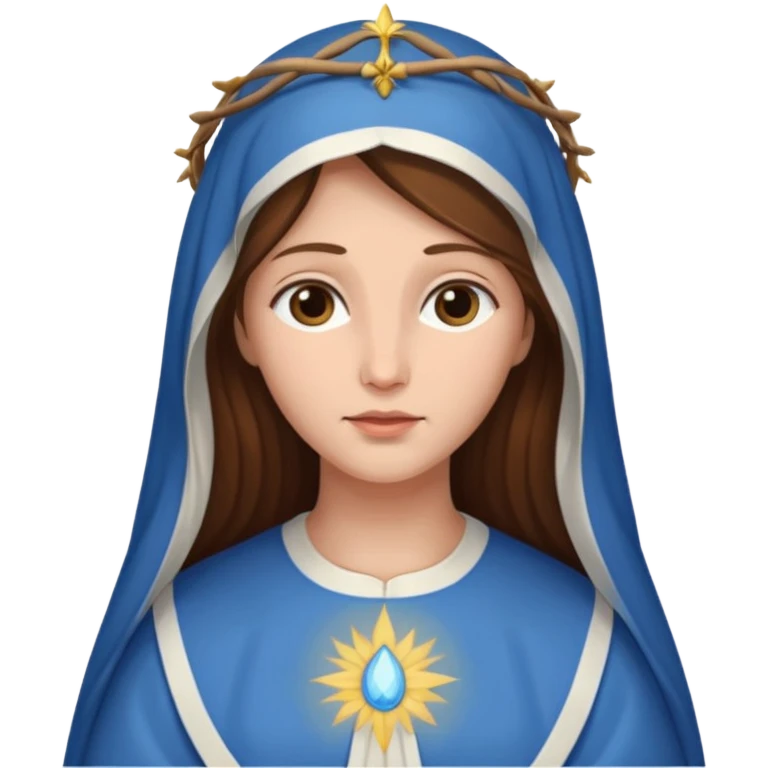 The blessed Virgin Mary emoji