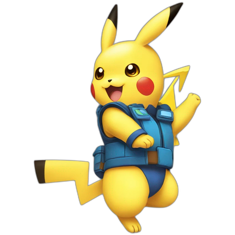 Pikachu super sayan emoji