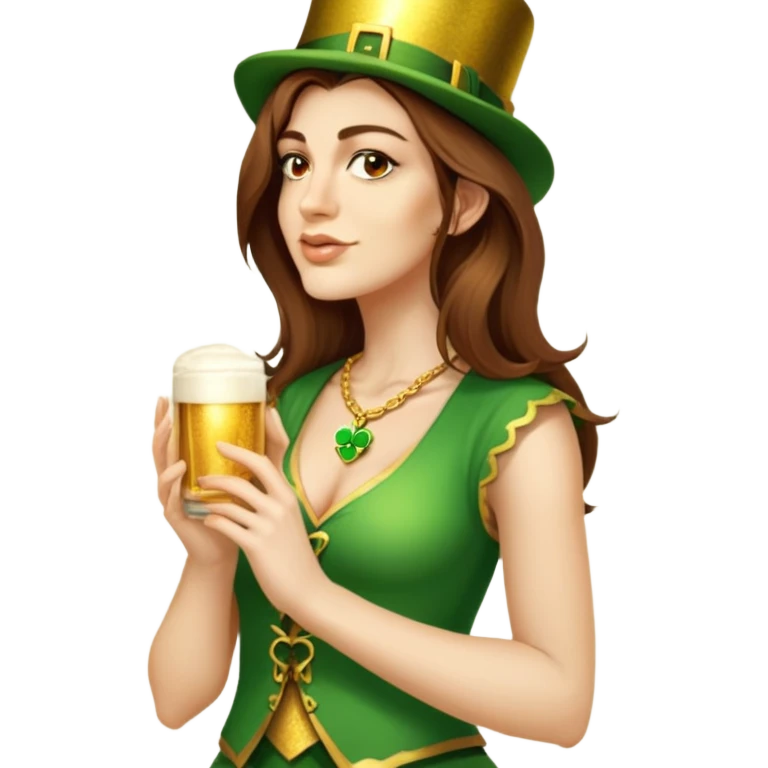 Celebratory Leprechaun emoji