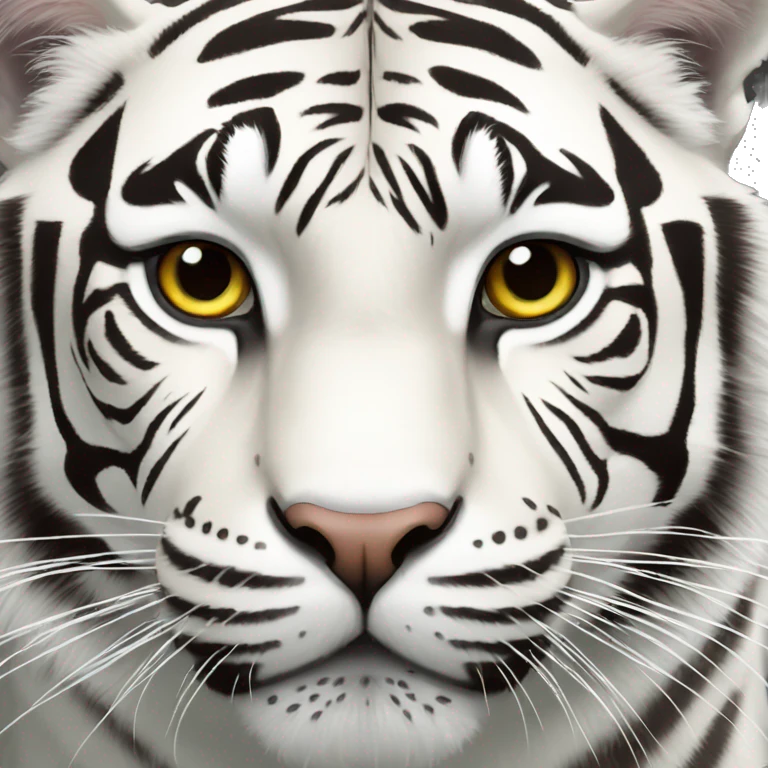 Tigre white emoji