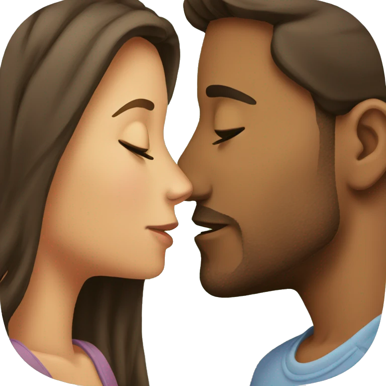 Couples kissing emoji