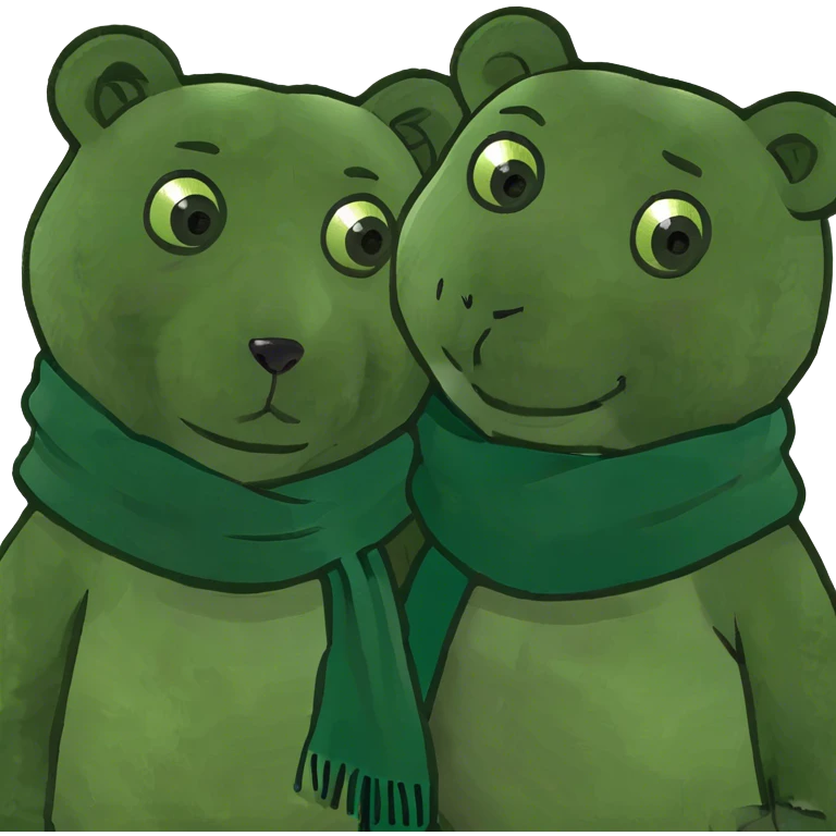 two teddy bears hugging emoji