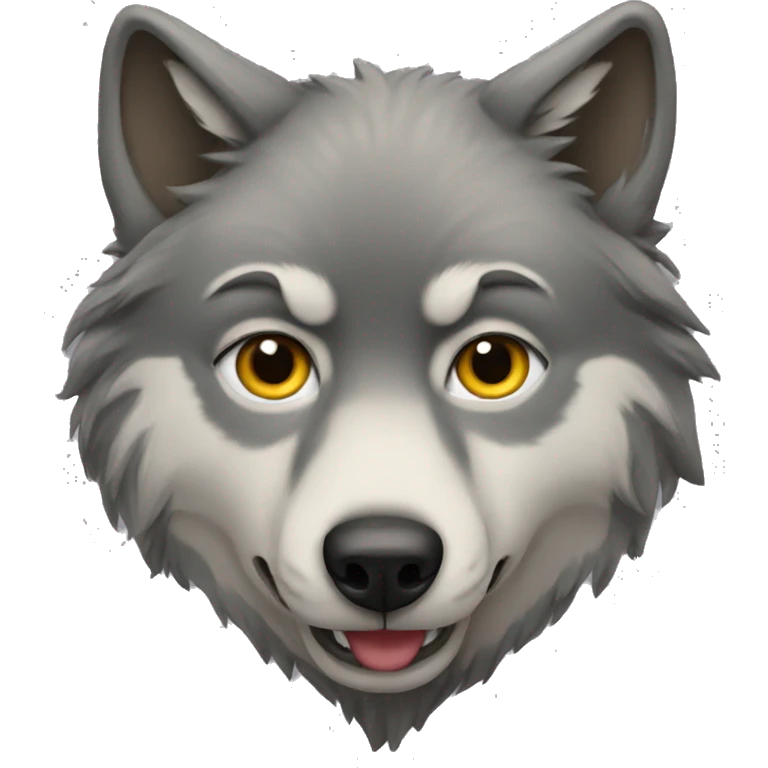Wolf heart emoji