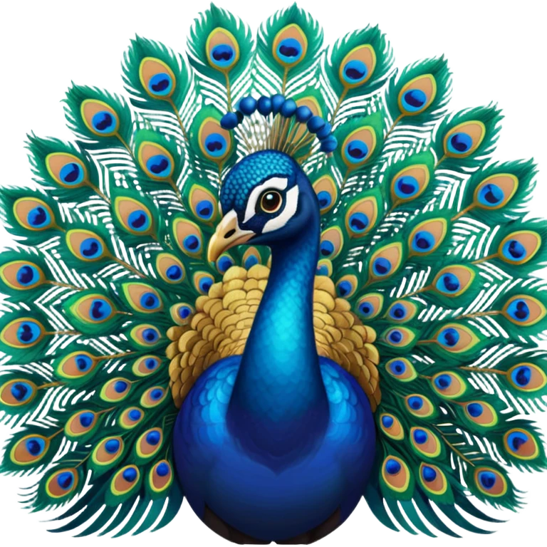 Peacock only one Features   emoji