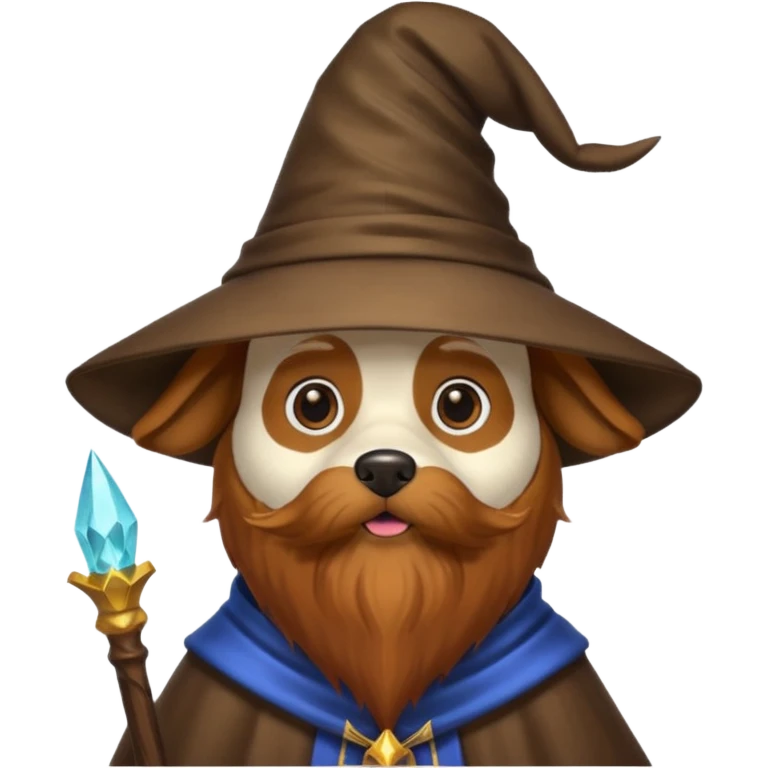 Dog wizard emoji