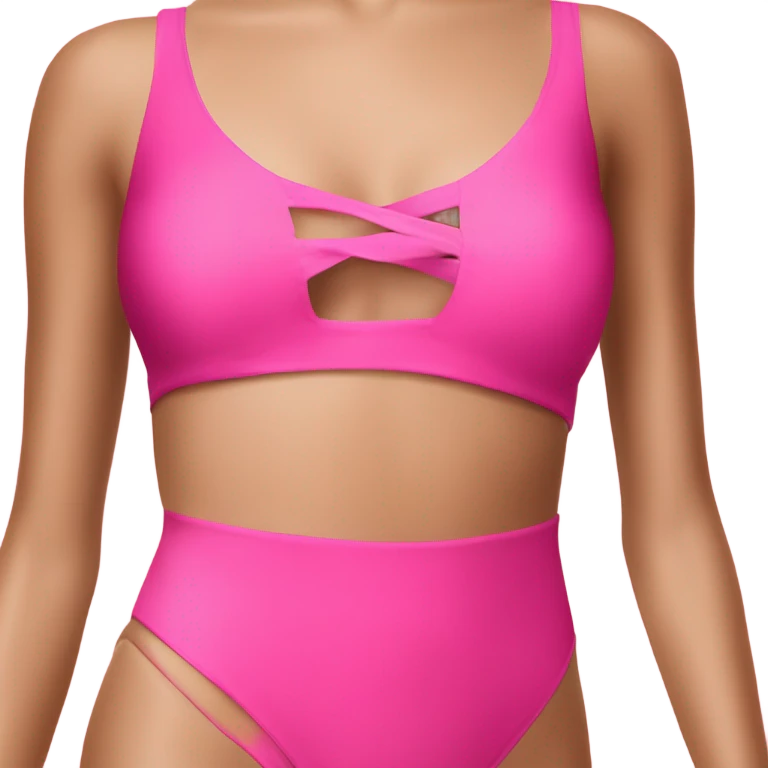 Pink swim suit emoji