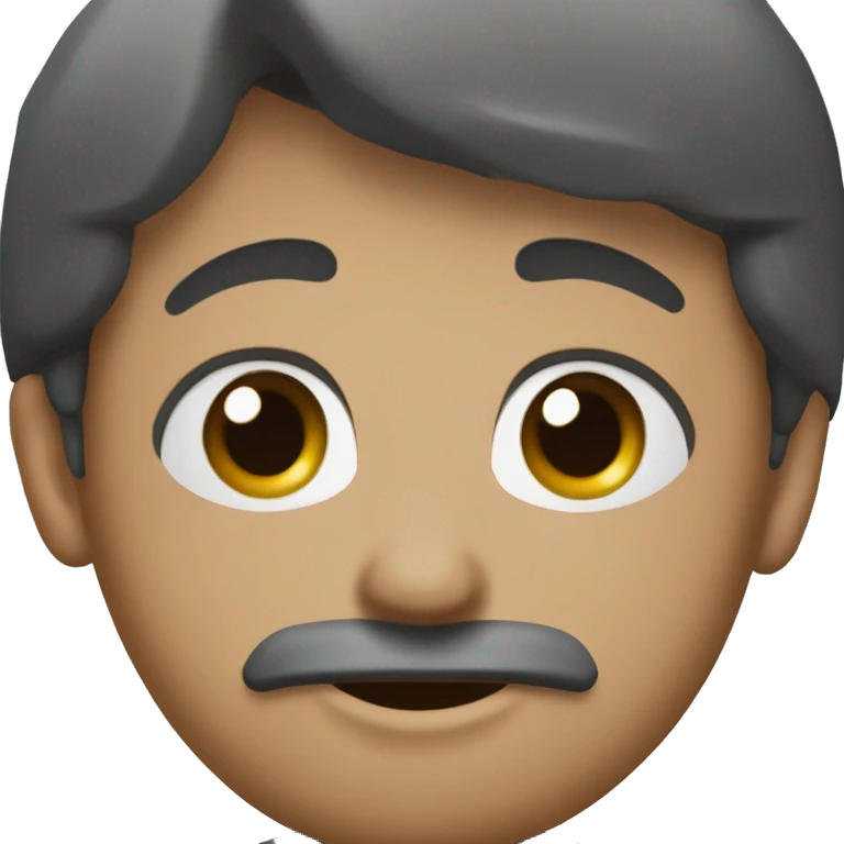 Французский бульдог чёрный с белой грудкой  emoji
