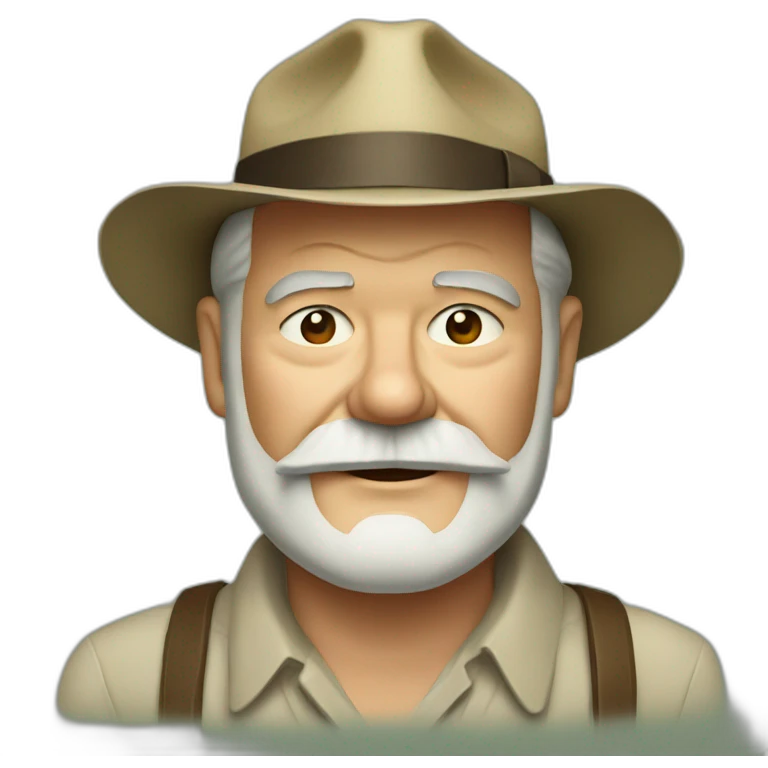 Ernest Hemingway emoji