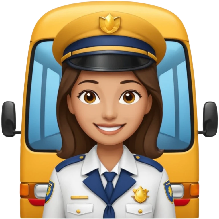woman minibus driver emoji