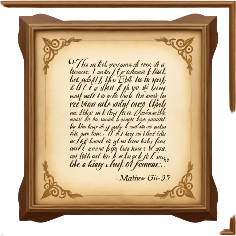 Matthew 6:33 emoji