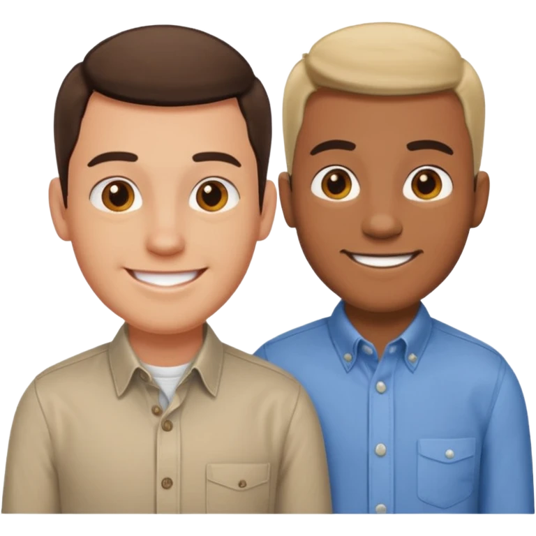 2 men talking emoji