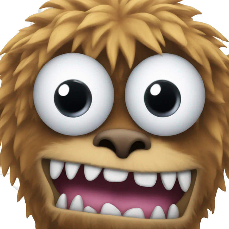 a monster with dog's face and mouse's nose emoji