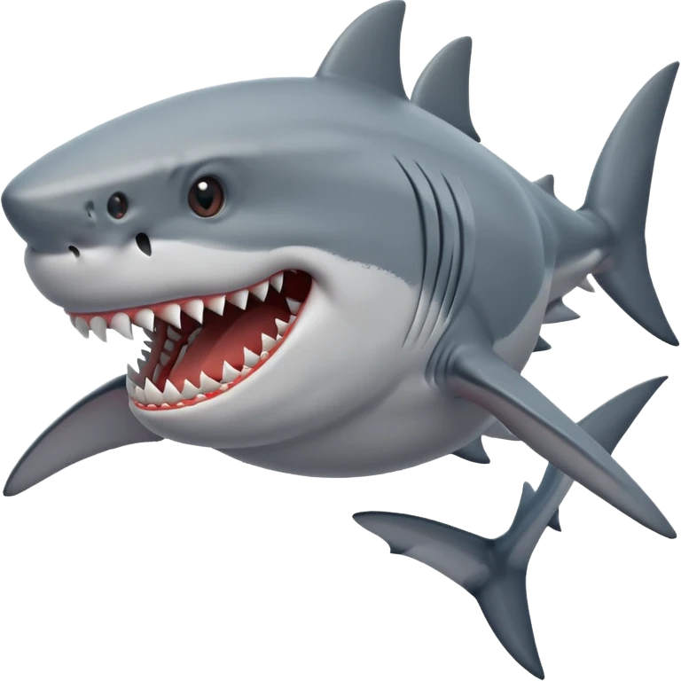 Shark attack emoji