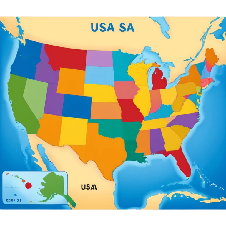 usa map emoji