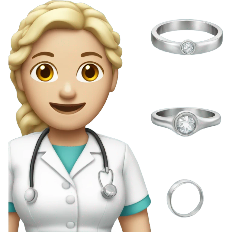 Nurse With Wedding Ring emoji