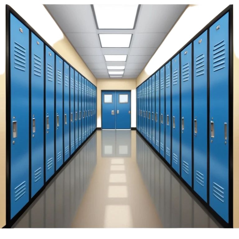school hallway emoji