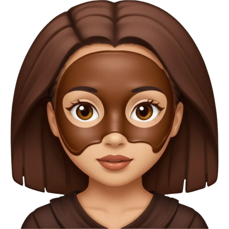 chocolate facial girl emoji