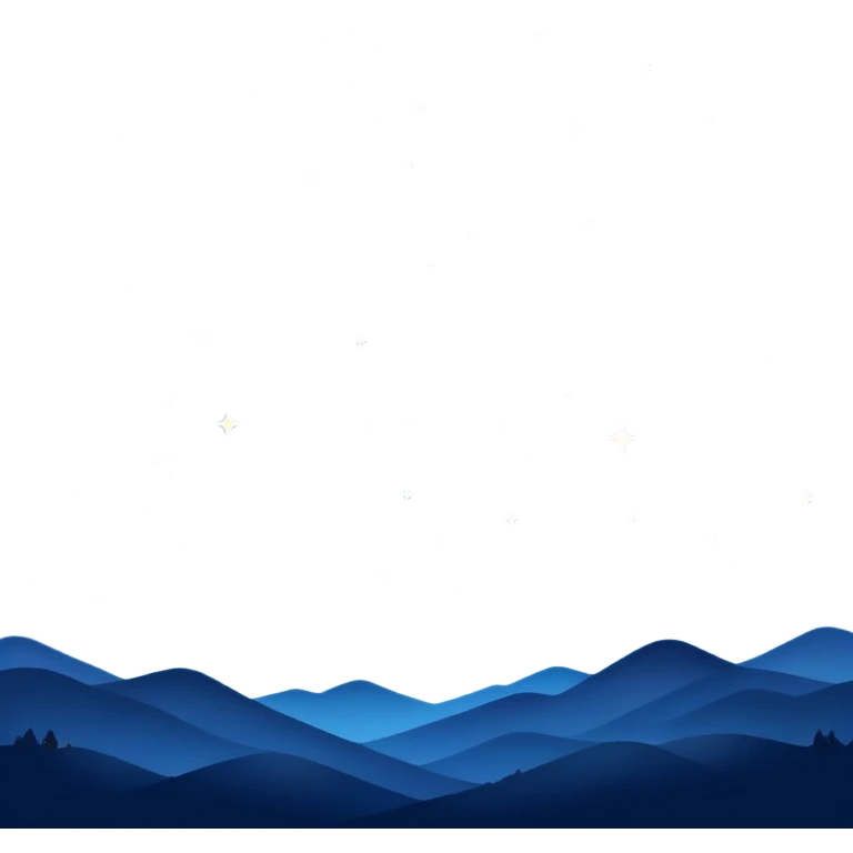 night sky with stars emoji