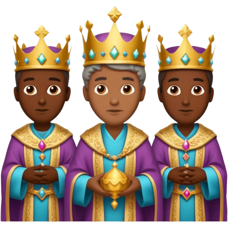 Alright, but we've lost the Three Wise Men (Los Reyes Magos) style. Bring it back emoji