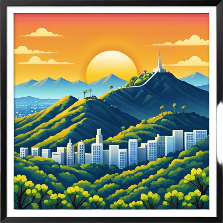 Hollywood landscape  emoji