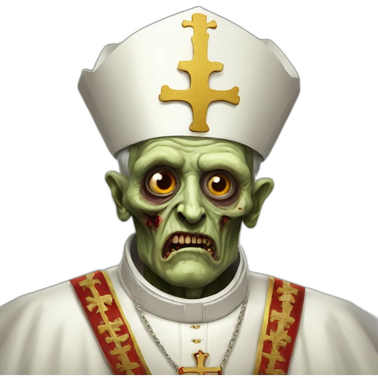 zombie pope emoji