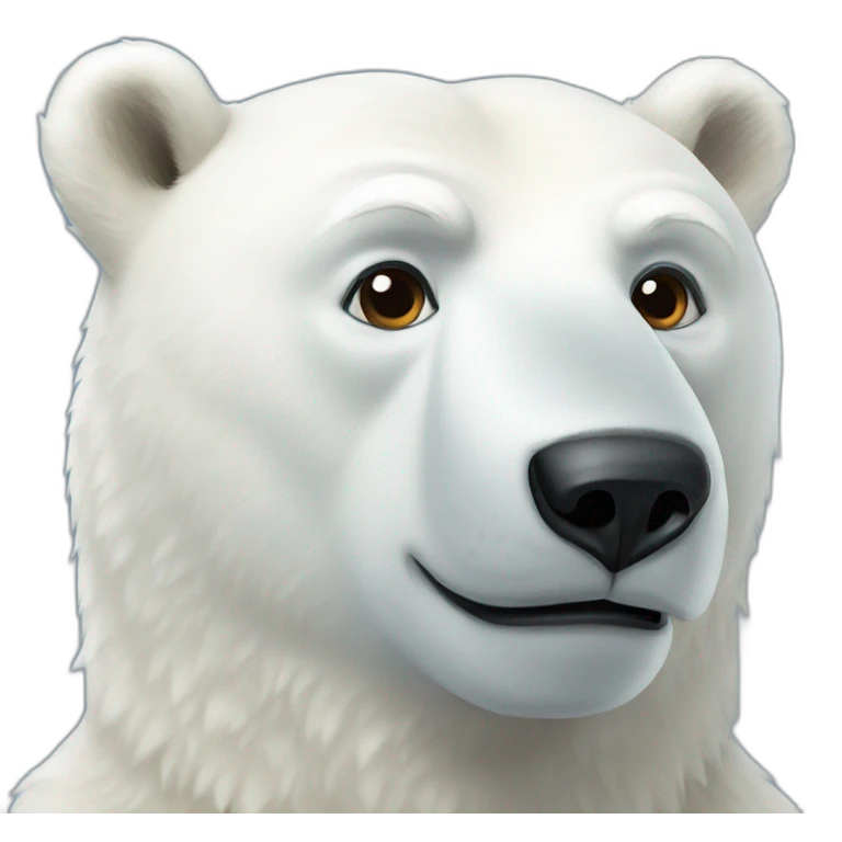Polar bear emoji