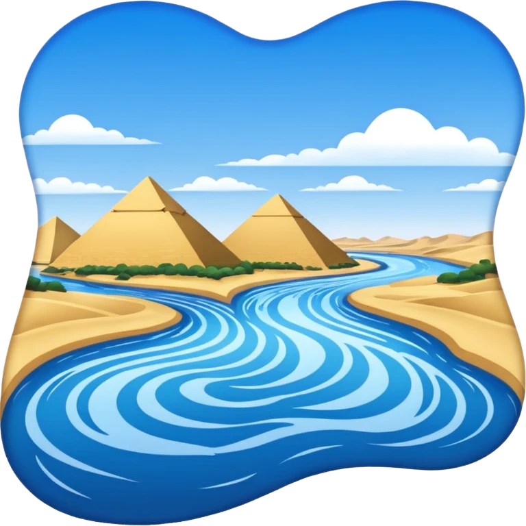 The Nile River emoji