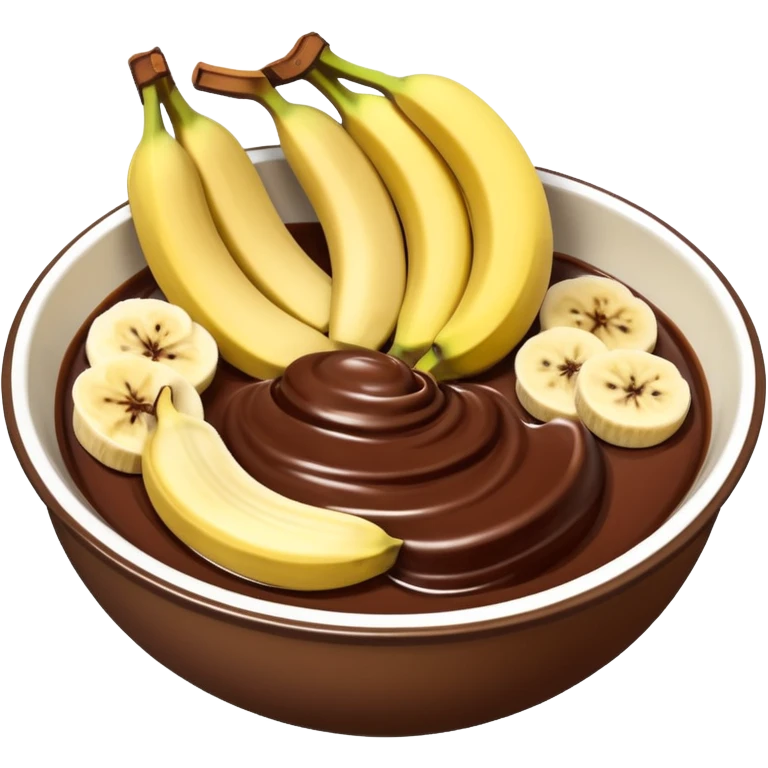 Nutella and bananas emoji