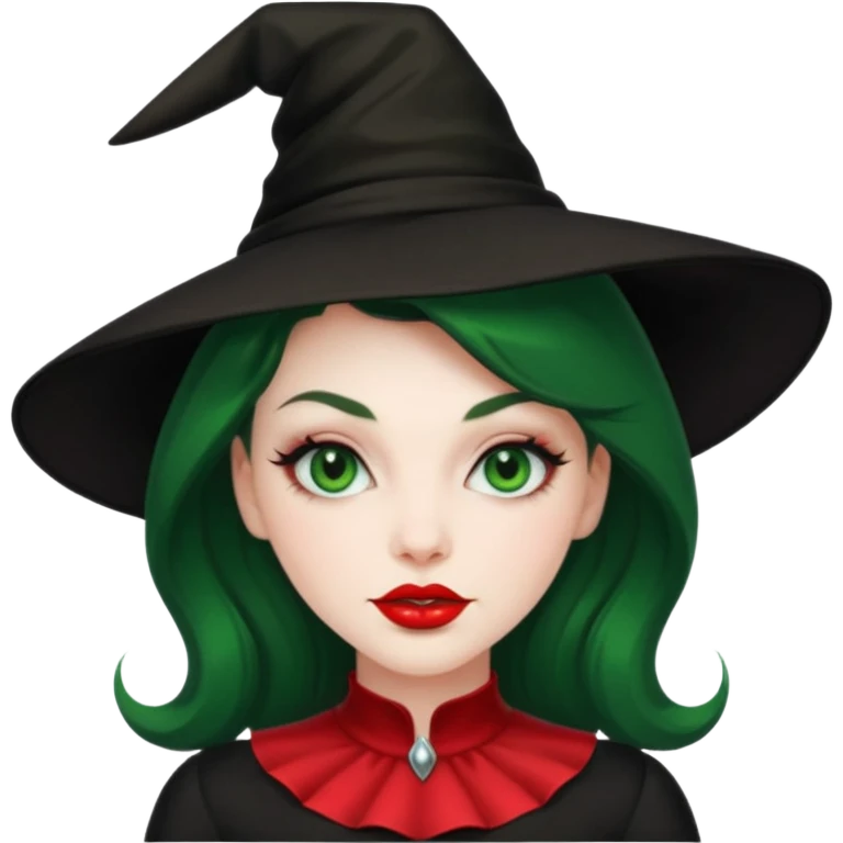 Pin up witch emoji